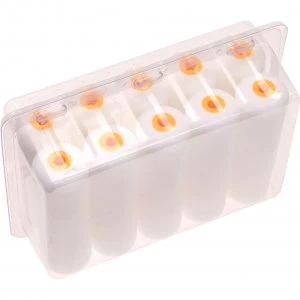 Image of Faithfull Mini Paint Roller Foam Refills 100mm Pack of 10