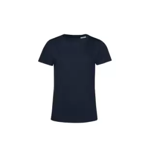 Image of B&C Womens/Ladies E150 Organic Short-Sleeved T-Shirt (S) (Navy)
