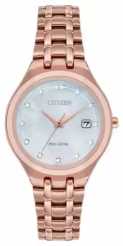 Image of Citizen EW2489-54D Womens Eco-Drive Diamond Dial Watch