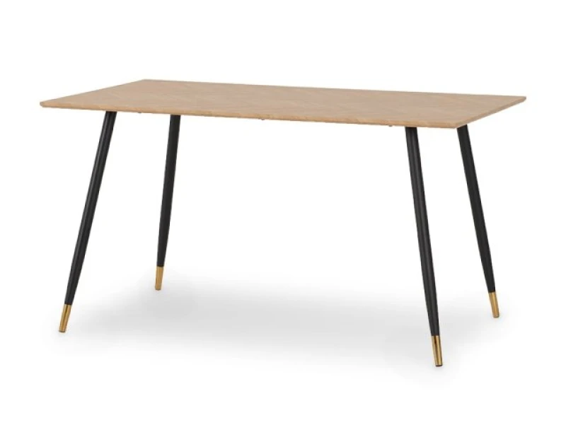 Image of Seconique Hamilton 140cm Oak Effect Dining Table