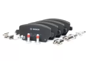 Image of Bosch Brake pad set OPEL,SUZUKI,VAUXHALL 0 986 494 160 4708239,93192962,93196814 4708239,93196814,D10601HA7B,D10601HA0C,D10601HA7B,4708239,93192962