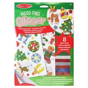 Image of Melissa and Doug Mess Free Glitter Christmas Stickers 5 years