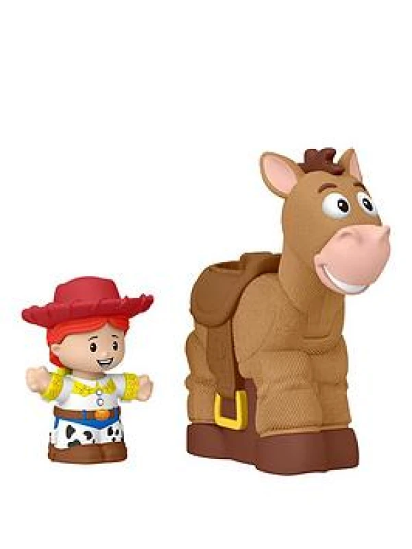 Image of Fisher-Price Little People Disney Pixar Toy Story Bobbin' Bullseye & Jessie Toddler Figure Set