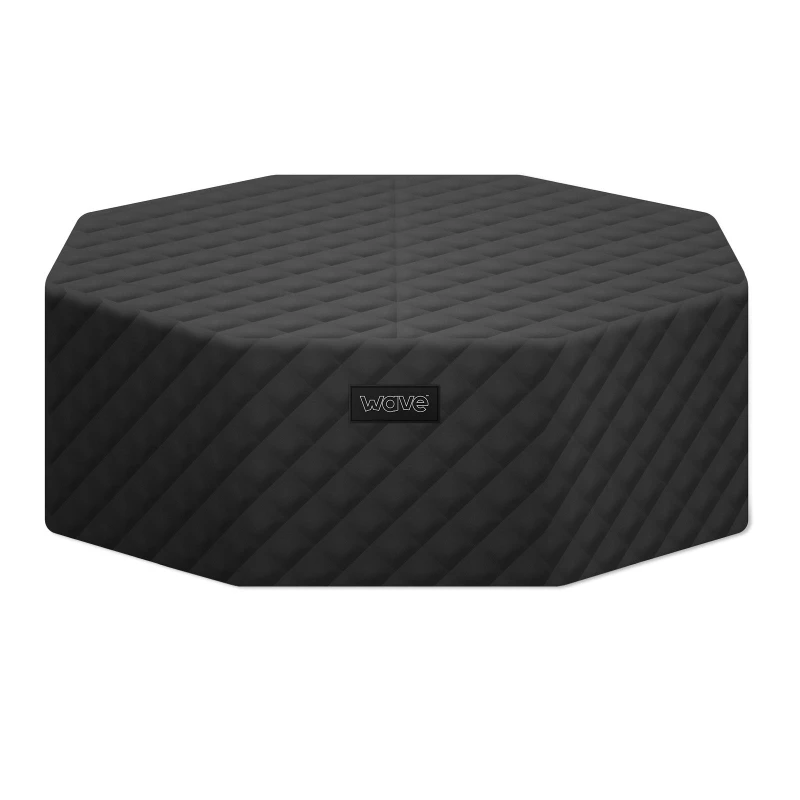 Image of Wave Spas Wave Spas Como Octagonal Energy Save Thermal Hot Tub Cover - 6 Person in Black 6 Person Unisex 5061039894775