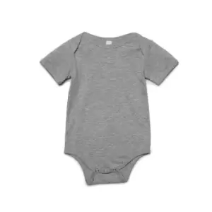 Image of Bella + Canvas Baby Jersey Short Sleeve Onesie (6-12 Months) (Athletic Heather)
