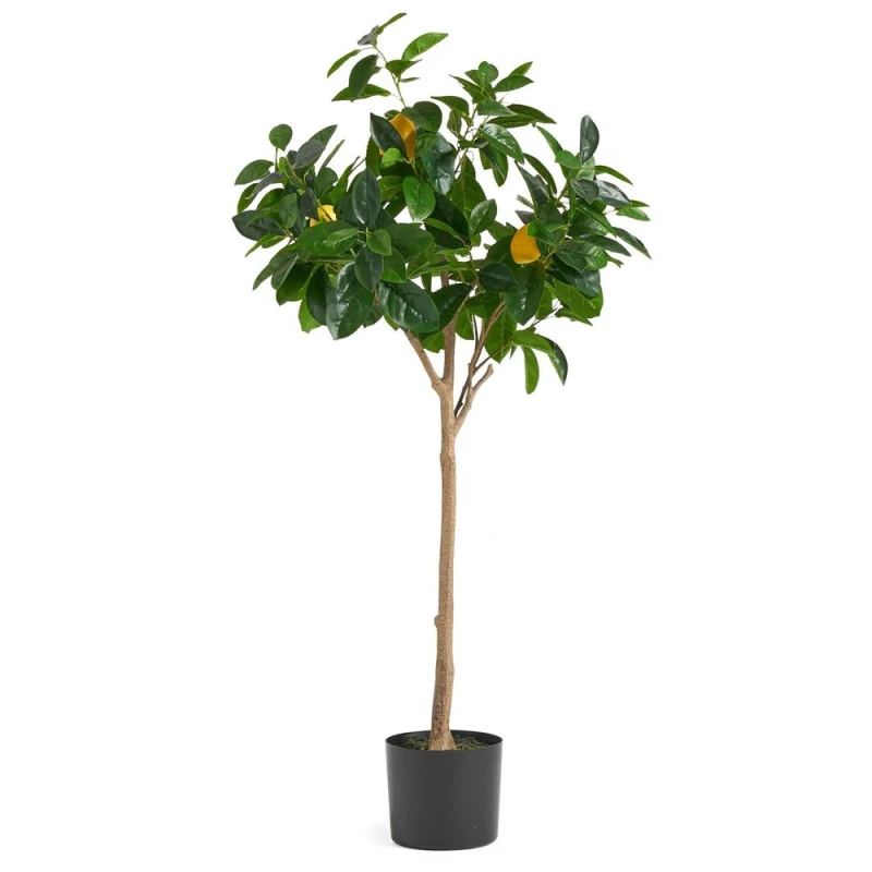 Image of Leaf 120cm Premium Artificial Lemon Tree Green