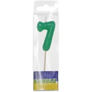 Image of Birthday Candle Number 7 (Green)