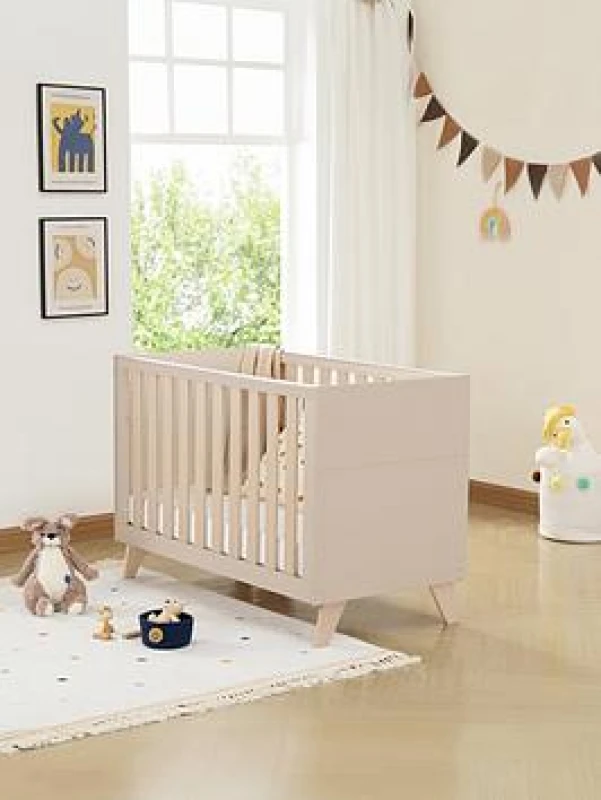 Image of Babymore Dante Mini Cot Bed - Cashmere, Cream 2620216
