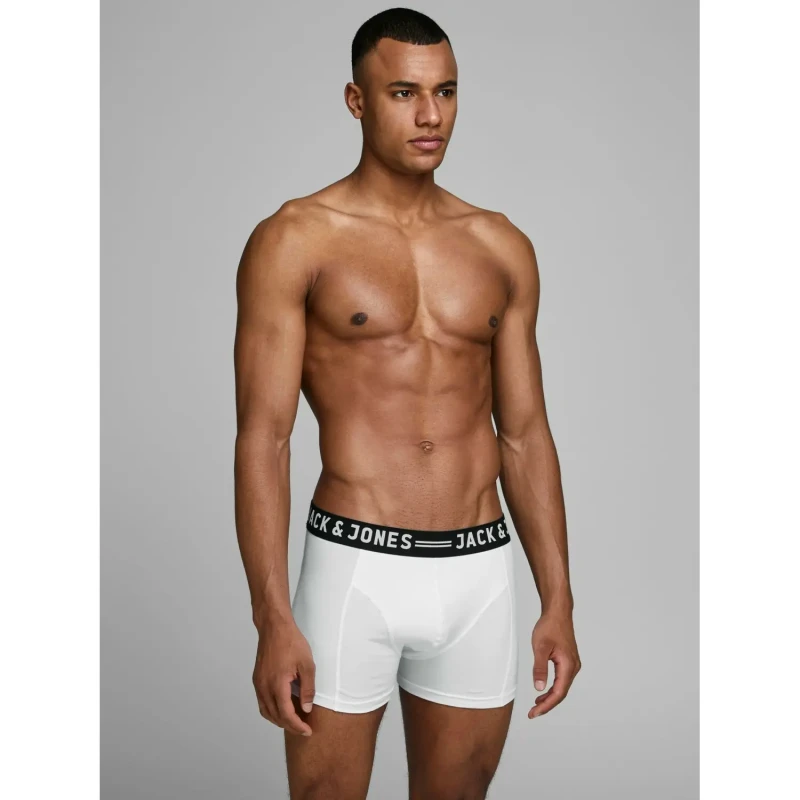Image of jack & jones Boxer shorts Jack & Jones Sense (x3) Blanc Male 2XL
