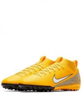 Image of Nike Mens Mercurial Superfly 6 Academy Neymar Astro Turf Football Boot BlackYellow Size 10 Men