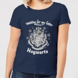 Image of Harry Potter Waiting For My Letter From Hogwarts Womens T-Shirt - Navy - M