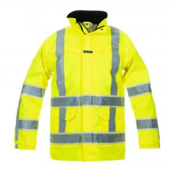 Image of Hydrowear Italie High Visibility Glow In dark Parka Saturn Yellow 2XL