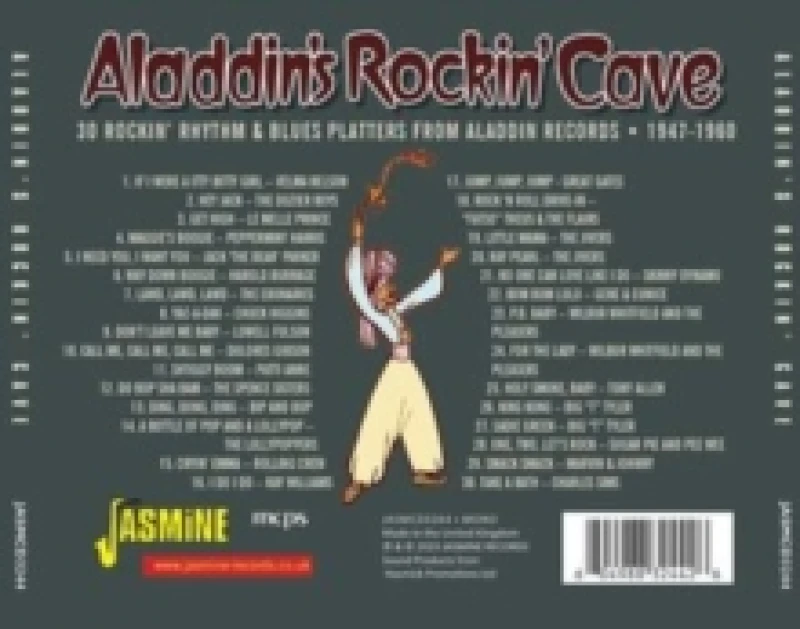 Image of Aladdin's Rockin' Cave: 30 Rockin' Rhythm & Blues Platters from 1947-1960 CD / Album (Jewel Case)