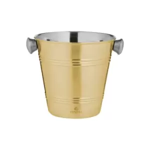 Image of Viners Barware Ice Bucket Single Wall Gold 1L