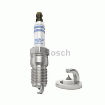Image of OE Bosch Ignition 0242236563 / HR7KPP33+ DOUBLE PLATINUM Spark Plug