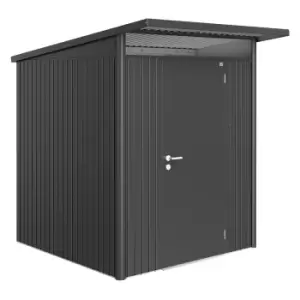 Image of Biohort AvantGarde Metal Shed A1 Standard door 5' 9'' x 7' 2'' - Dark Grey
