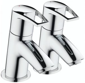 Image of Bristan Smile Bath Taps - Chrome.