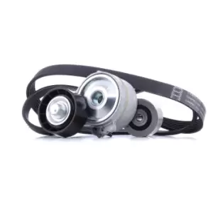 Image of SNR V-ribbed belt set KA859.34 Serpentine belt kit,Auxiliary belt kit PEUGEOT,CITROEN,307 SW (3H),307 (3A/C),307 Break (3E),C4 I (LC_),C4 Coupe (LA_)