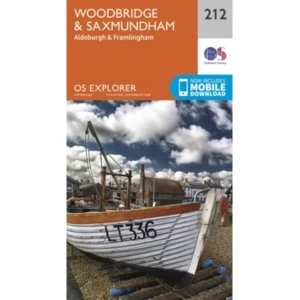 Image of Woodbridge and Saxmundham by Ordnance Survey (Sheet map, folded, 2015)