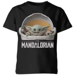 Image of The Mandalorian The Child Kids T-Shirt - Black - 9-10 Years