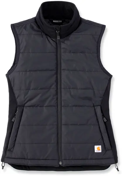 Image of Carhartt Rain Defener Relaxed Fit Lightweight Ladies Vest, black, Size M for Women