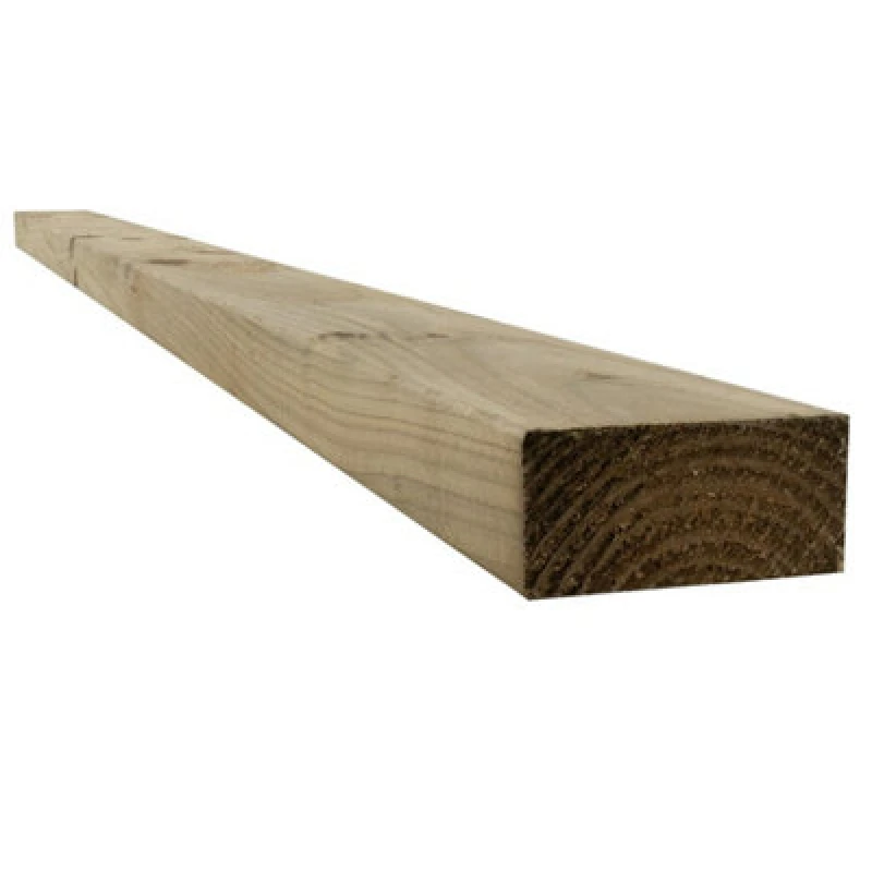 Image of Snowdon Timber Treated 4X2 Timber - Decking Joists (T) 45mm (W) 95mm (L) 1.8M - Pack Of 5