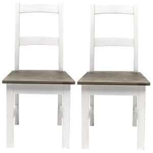 Image of Charles Bentley Hampton Dining Chairs - Set of 2