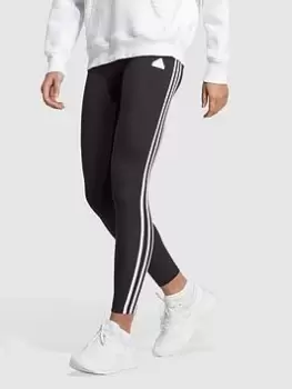 Image of adidas Sportswear 3 Stripe Legging - Black, Size 2XL, Women