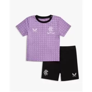 Image of Castore Rangers Third Baby Kit 2021 2022 - Purple