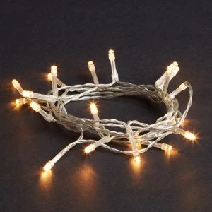Image of Robert Dyas 600 Battery Operated LED String Lights - Warm White