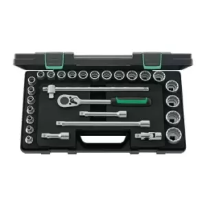 Image of Jeu de cles a douille 50/22/6 28 pieces 1/2 po. ouverture de cle 8-32mm nombre