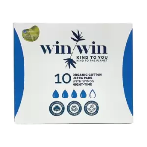 Image of Win Win Sustainable Ultra Night Pad Pack 10 (Pack of 12) 1021