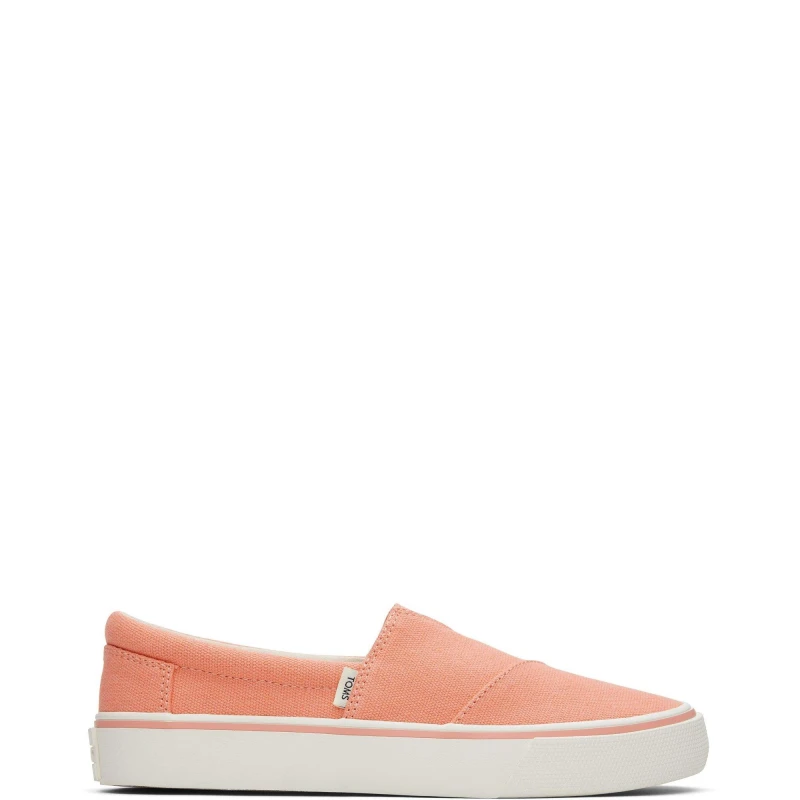 Image of Toms Alpargata Fenix Slip On Shoes - Orange Orange 6