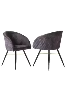 Image of Vittorio' LUX Dining Chairs Set of 2