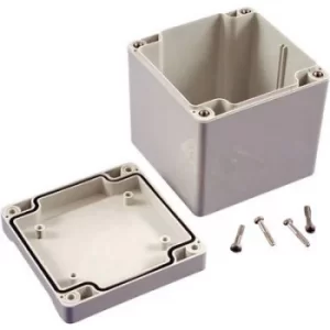 Image of Hammond Electronics 1555EE2GY 1555EE2GY Universal enclosure 90 x 90 x 90 Polycarbonate (PC) Grey