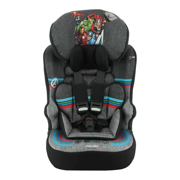 Image of Marvel Avengers Race I Marvel Avengers 76-140cm high back booster 1 Grey 40717002027