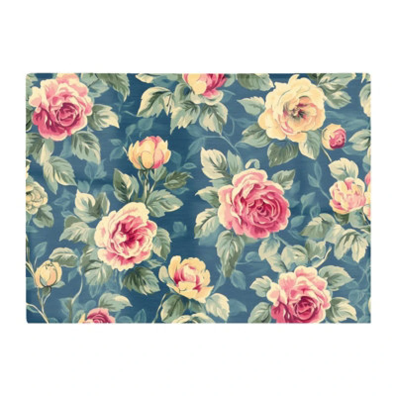 Image of Warren Reed Designer Painting Of Vintage Roses Chopping Board