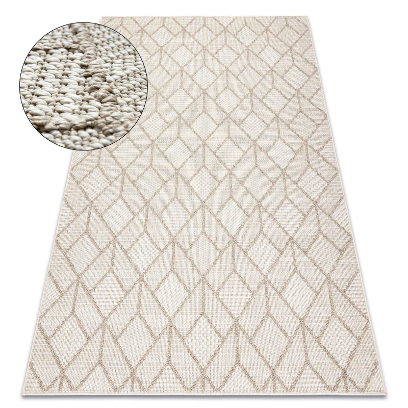 Image of RugsX Origi Rug in Beige Size: 120cm x 170cm Beige Unisex 120cm x 170 cm