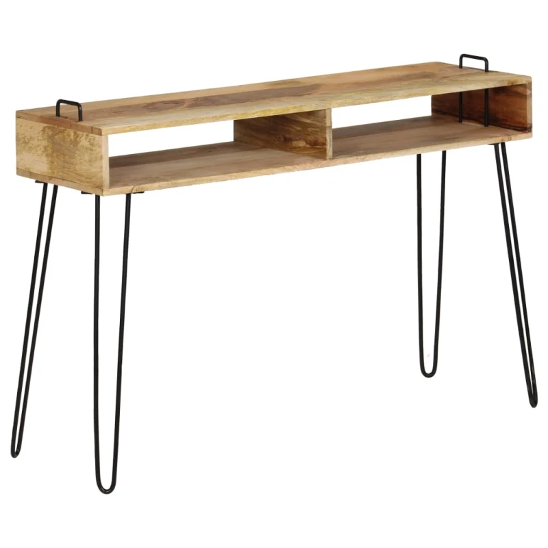 Image of Console Table Solid Mango Wood 115x35x76 cm