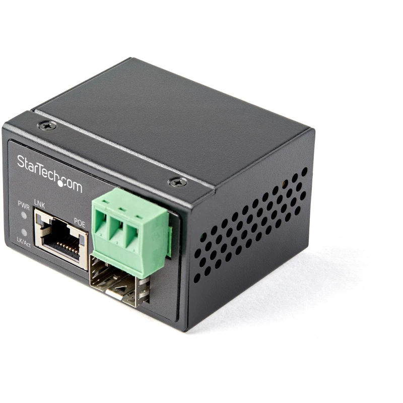 Image of StarTech.com 30W PoE+ Fiber to Ethernet Media Converter