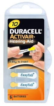 Image of Duracell Activair Hearing Aid Batteries Size 10