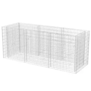 Image of Vidaxl Gabion Raised Bed Steel 270X90X100 Cm
