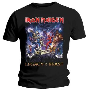 Image of Iron Maiden - Legacy of the Beast Unisex X-Large T-Shirt - Black