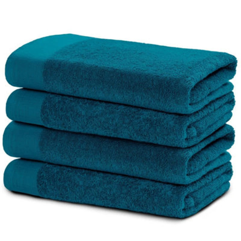Image of Ezysleep Ezysleep Luxe Collection 4 Piece Egyptian Bathsheet Set in Teal Size: Bath Sheet Teal Bath Sheet Unisex 5034567875882
