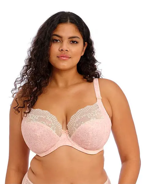 Image of Elomi Elomi Lucie Plunge Wired Bra Blush Pale Blush Female 40E EB04803