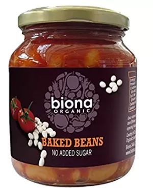 Image of Biona - Organic Baked Beans in Tomato Sauce - Glass Jars