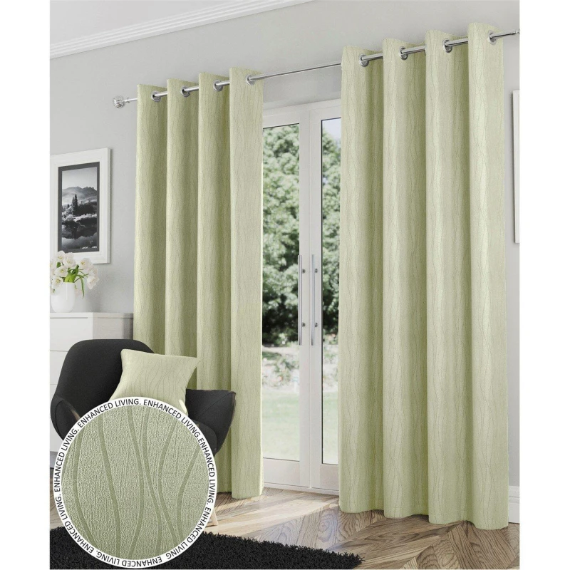 Image of Enhanced Living Goodwood Light Filtering Curtain Bronze 229 x 229cm YK68028