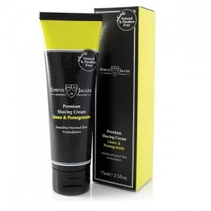 Image of Edwin Jagger Premium Shaving Cream Limes & Pomegranate 75ml