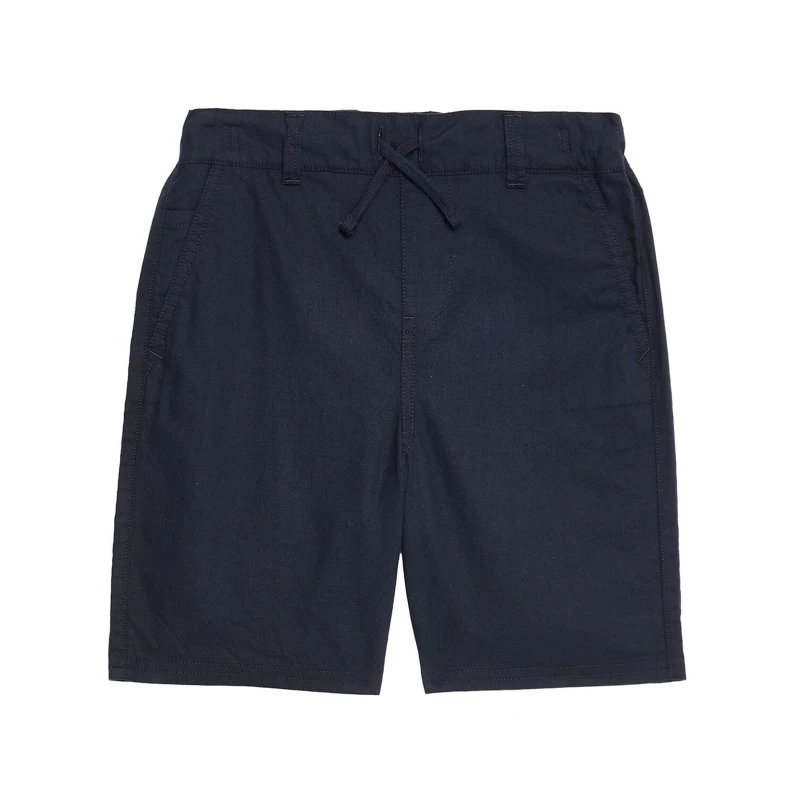 Image of Lyle and Scott Lyle Linen Short Jn62 Dark Navy Z271 male 12-13Y
