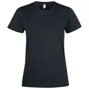Image of Clique Womens/Ladies Premium T-Shirt (L) (Black)